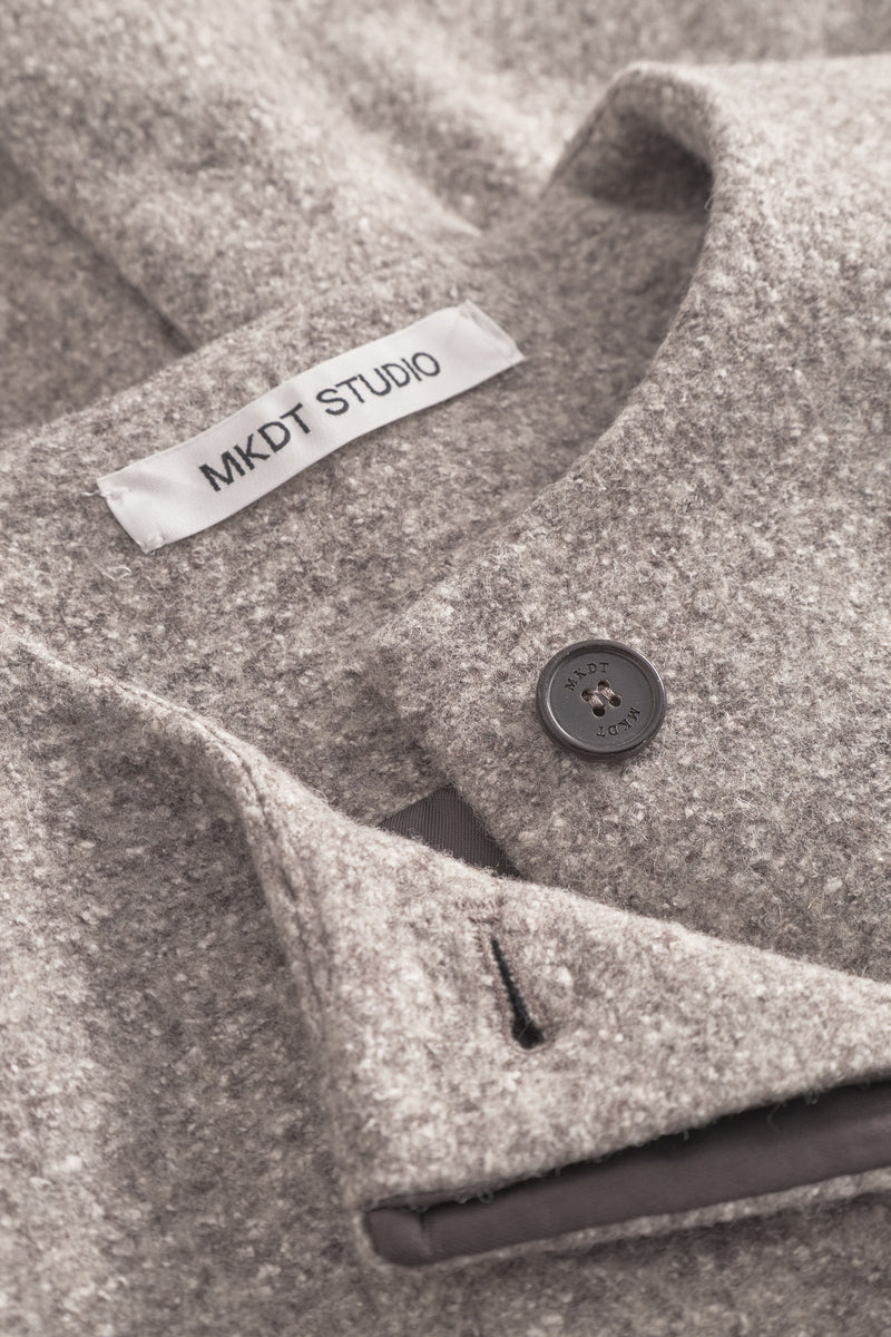 MKDT Studio Julienne Knitted Wool Jackets MINK MELANGE