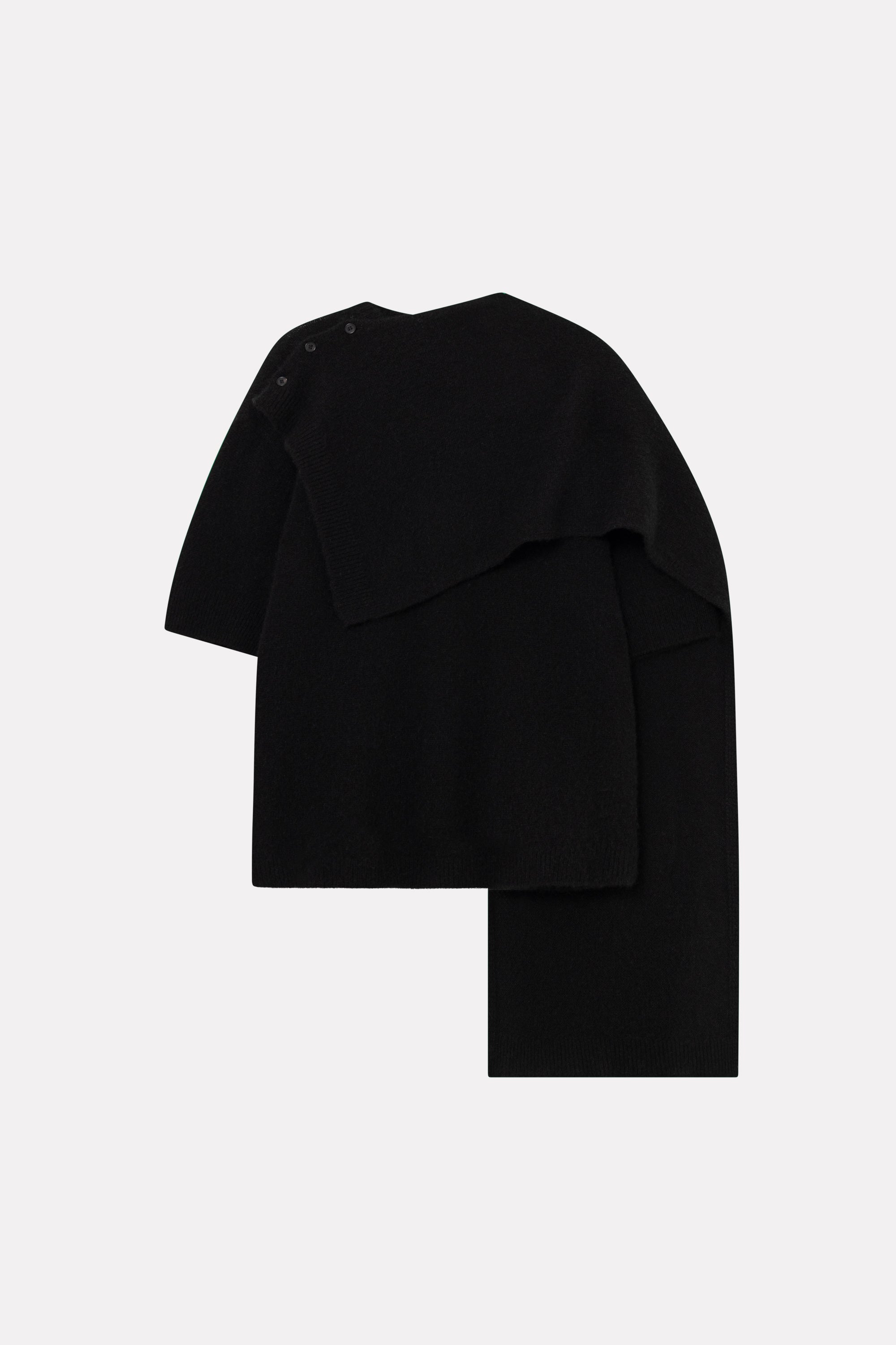 MKDT Studio KALINE YAK Sweater BLACK