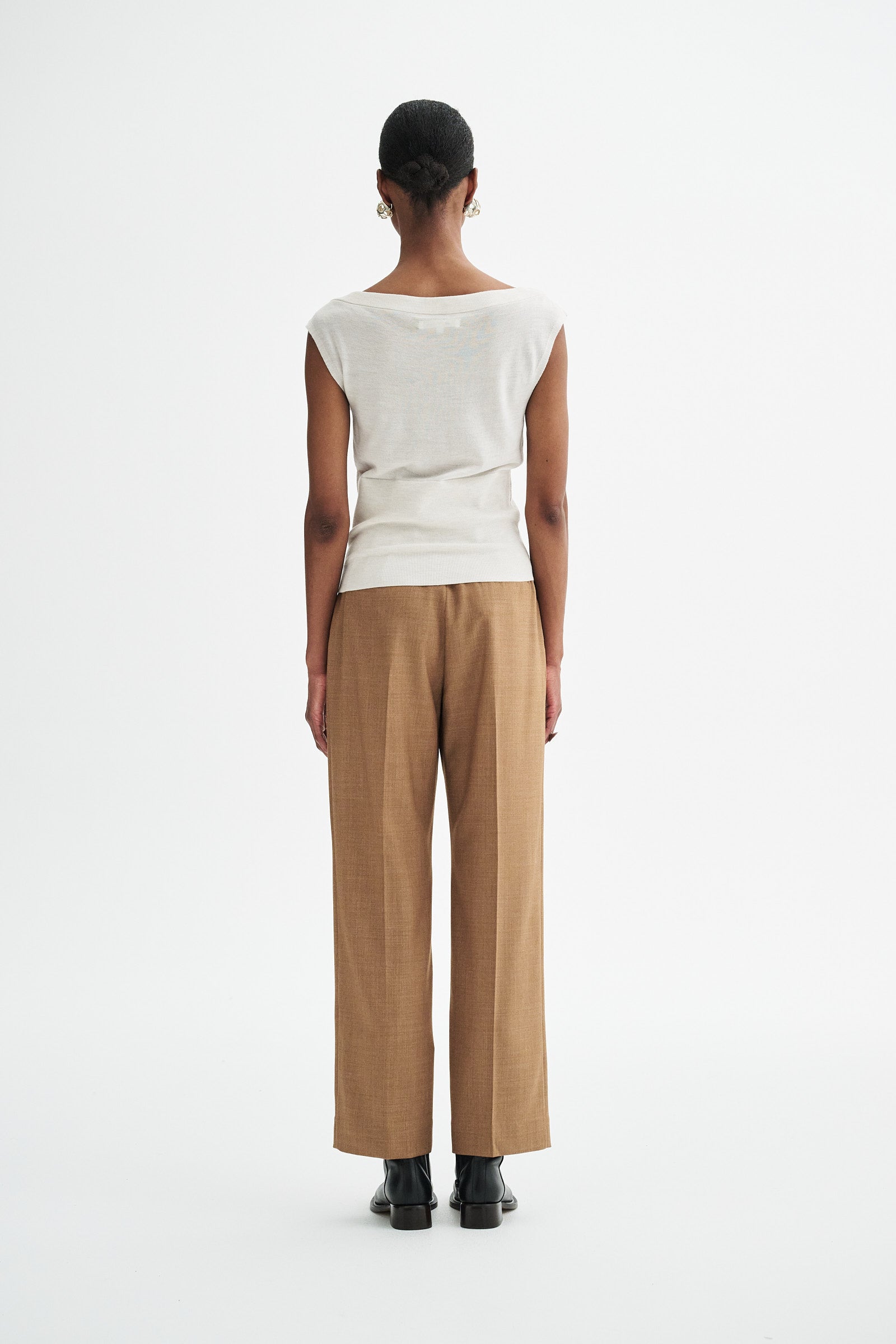 MKDT Studio KISHI MERINO Shirts LIGHT IVORY