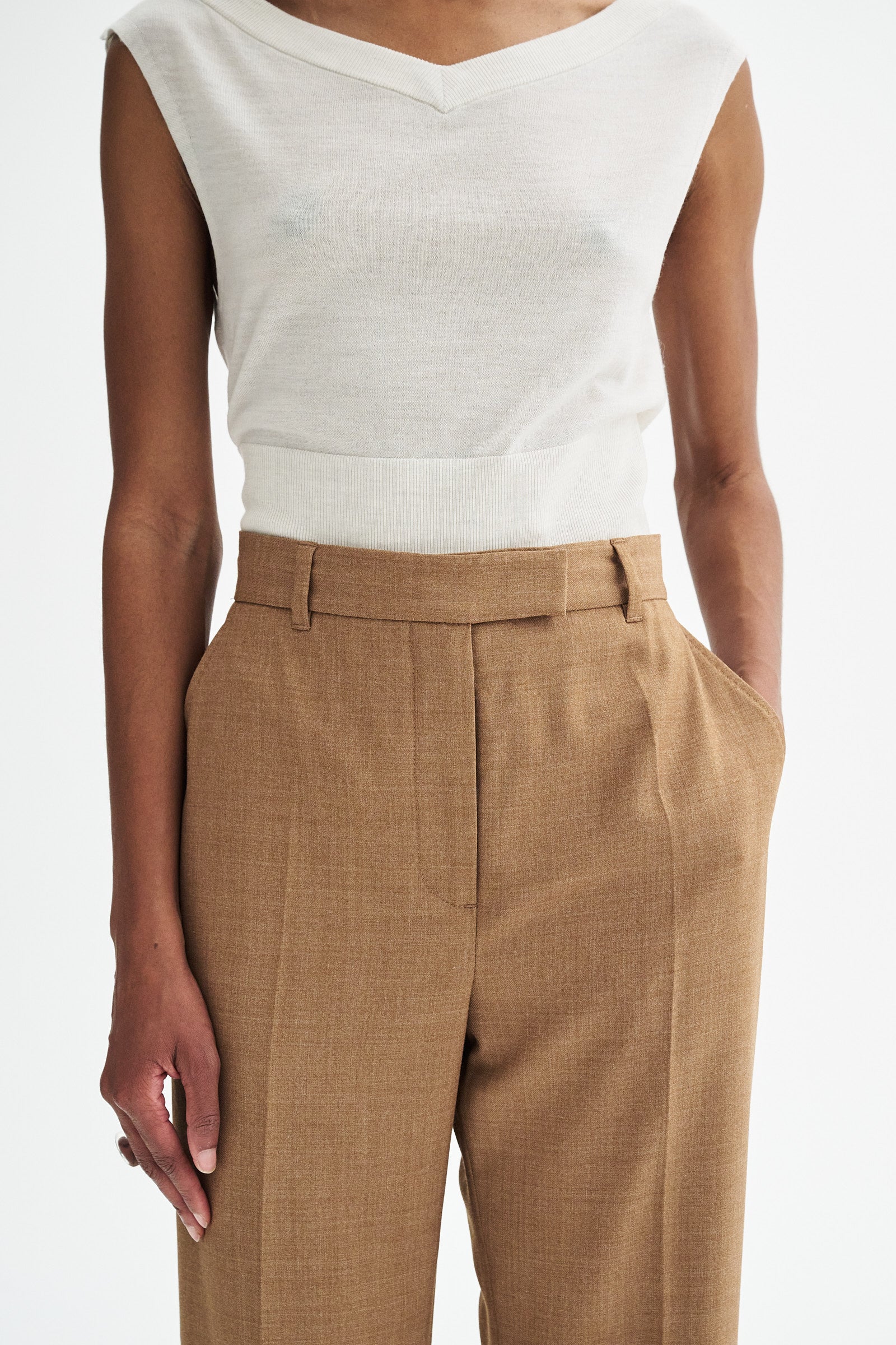 MKDT Studio KISHI MERINO Shirts LIGHT IVORY
