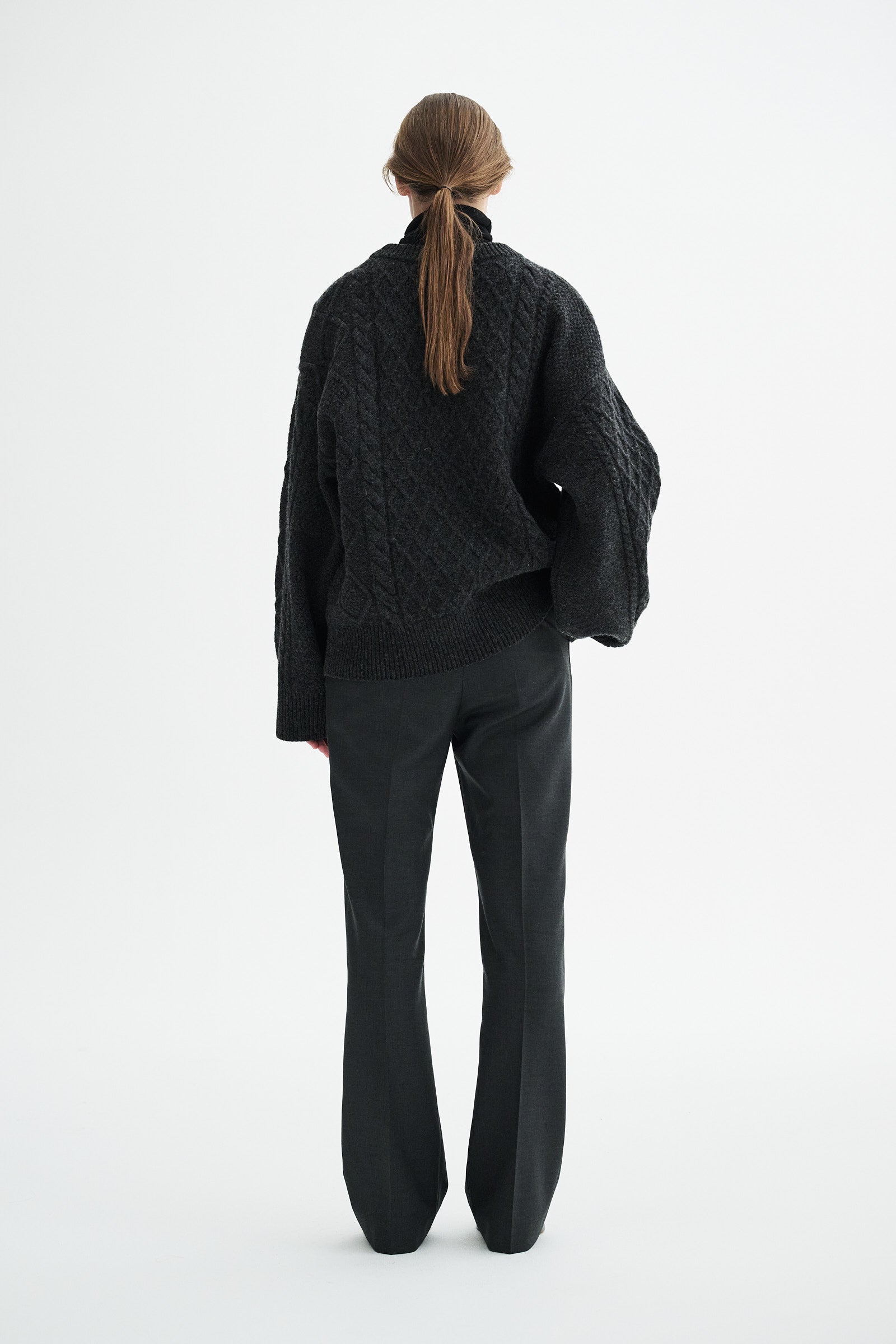 MKDT Studio KOMORO RAW WOOL Sweater GREY MELANGE