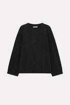 MKDT Studio KOMORO RAW WOOL Sweater GREY MELANGE