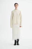 MKDT Studio KOMORO RAW WOOL Sweater IVORY