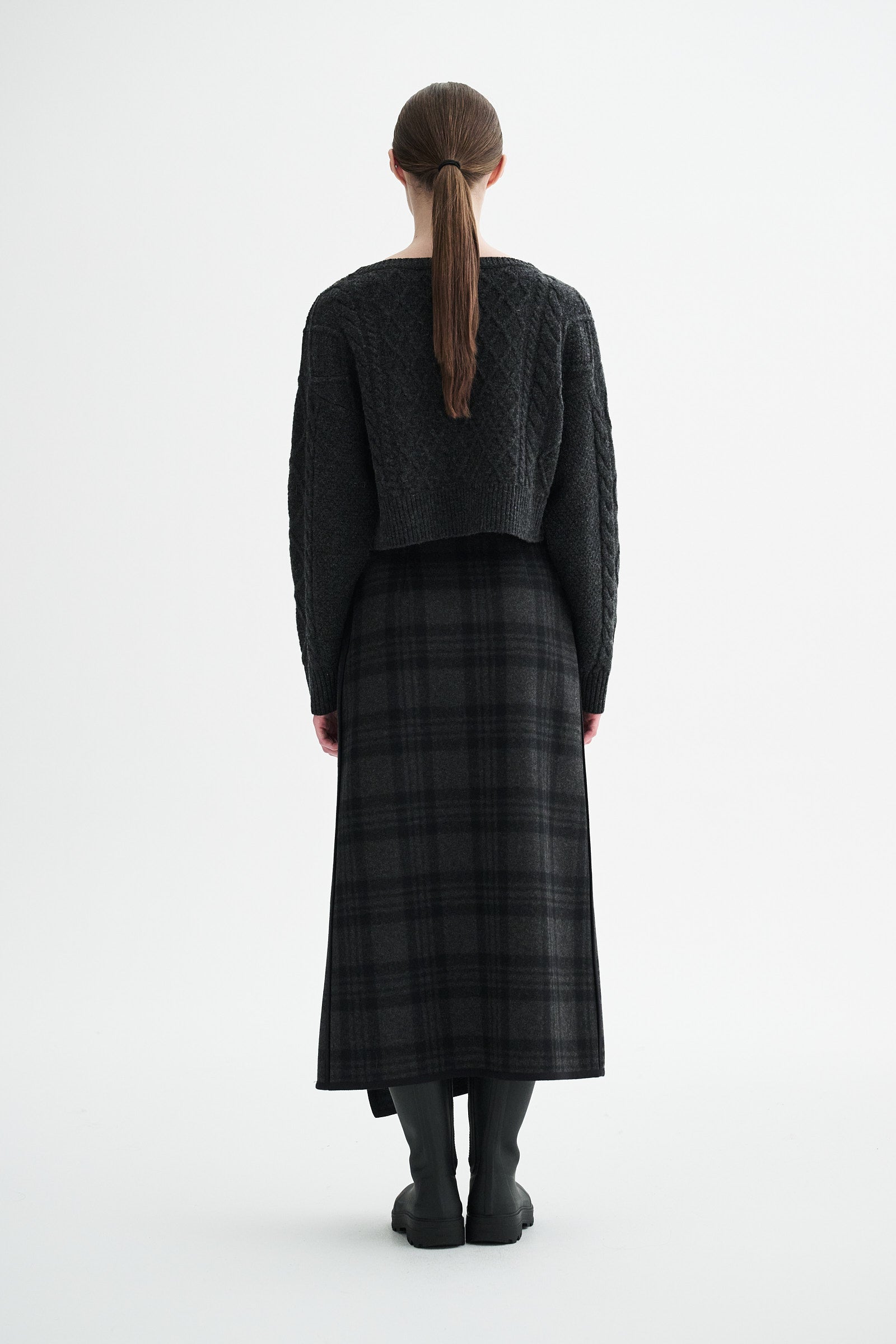 MKDT Studio KORO RAW WOOL Sweater GREY MELANGE