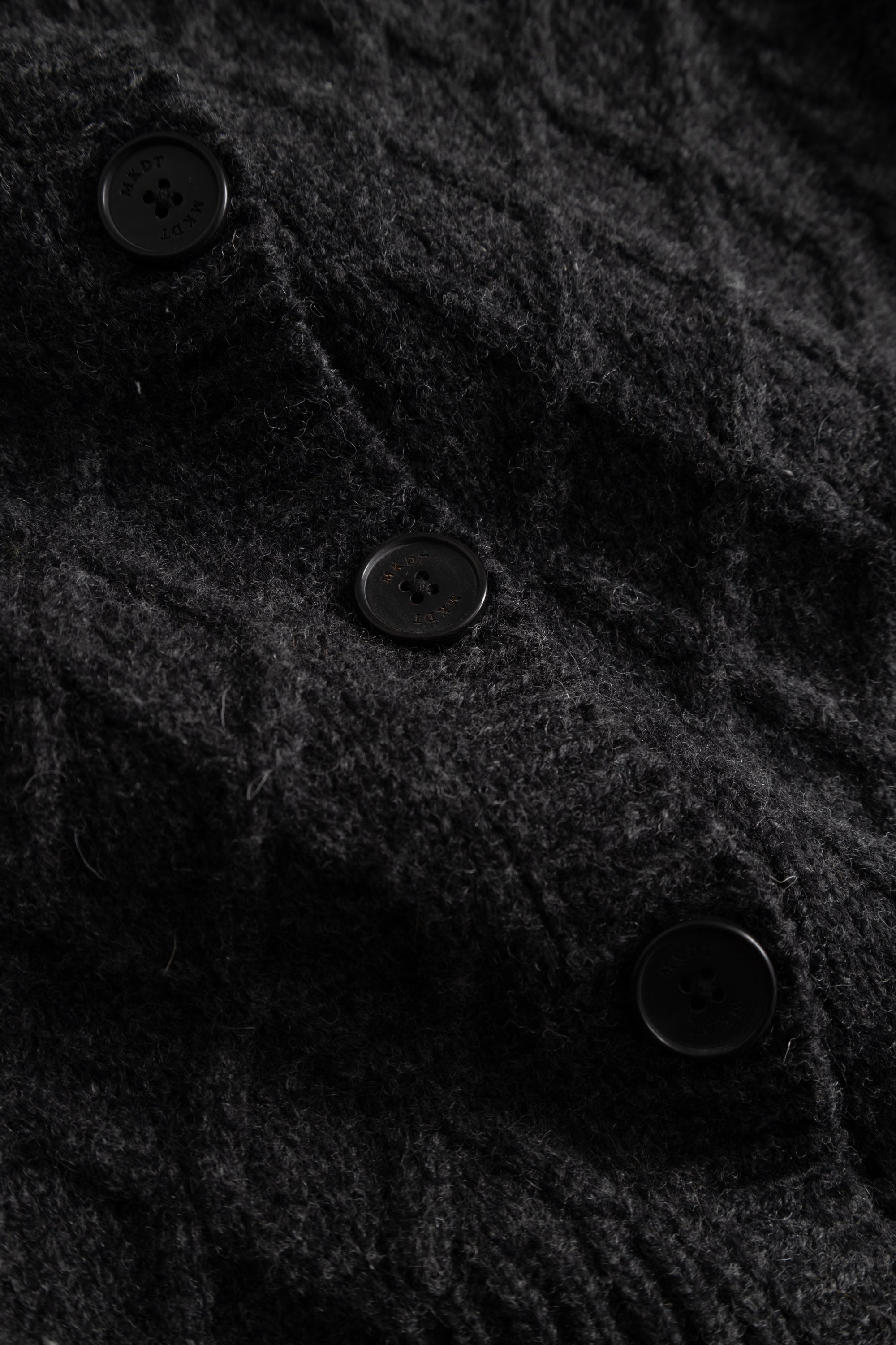 MKDT Studio KORO RAW WOOL Sweater GREY MELANGE