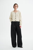 MKDT Studio KORO RAW WOOL Sweater IVORY