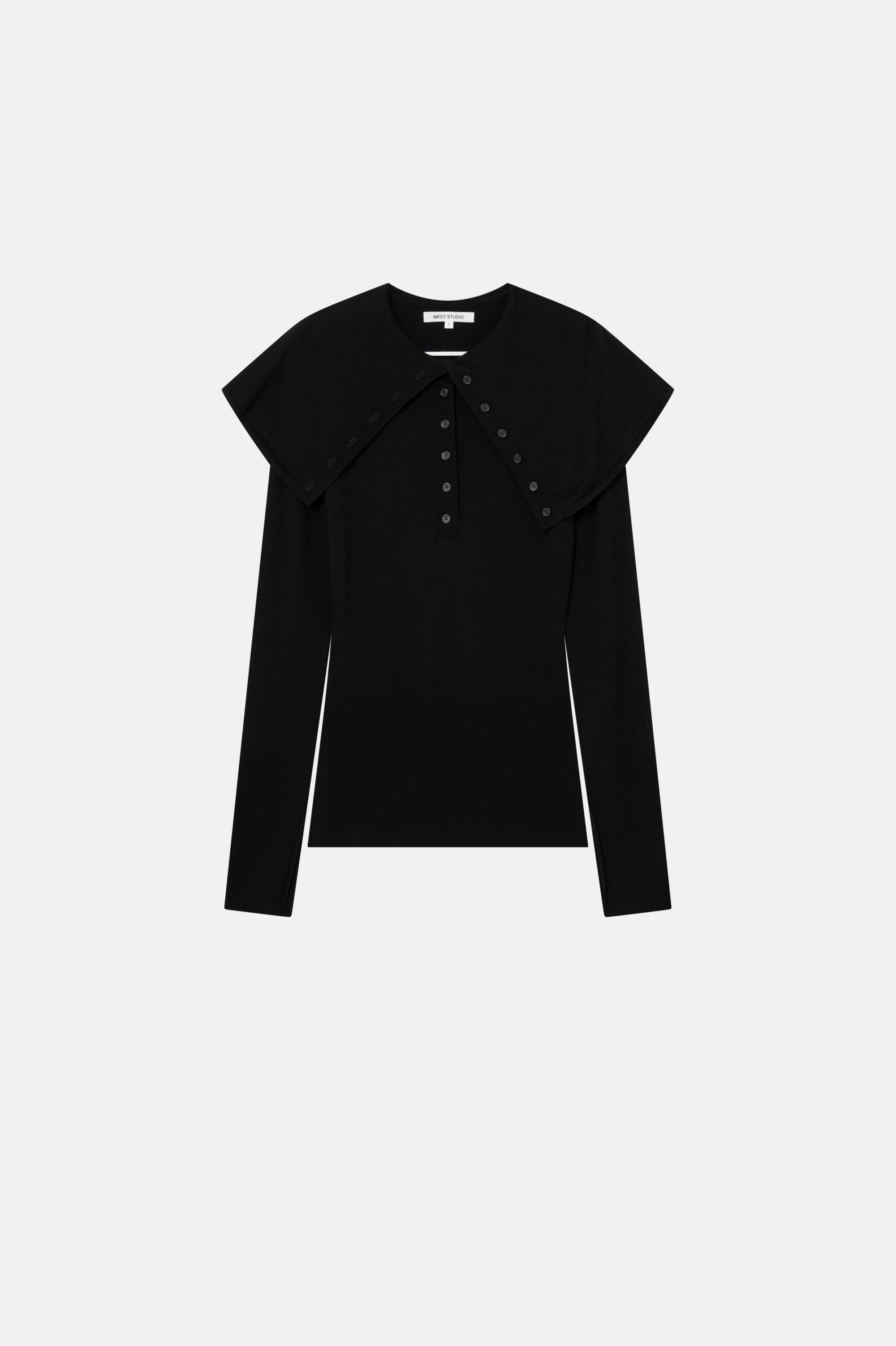 MKDT Studio KOSHA MERINO Shirts BLACK