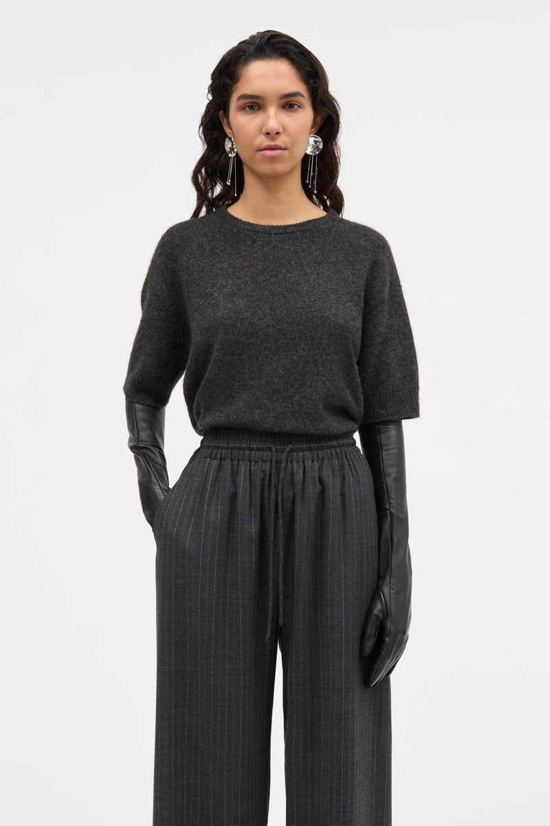 MKDT Studio Kally Yak Sweater DARK GREY MELANGE