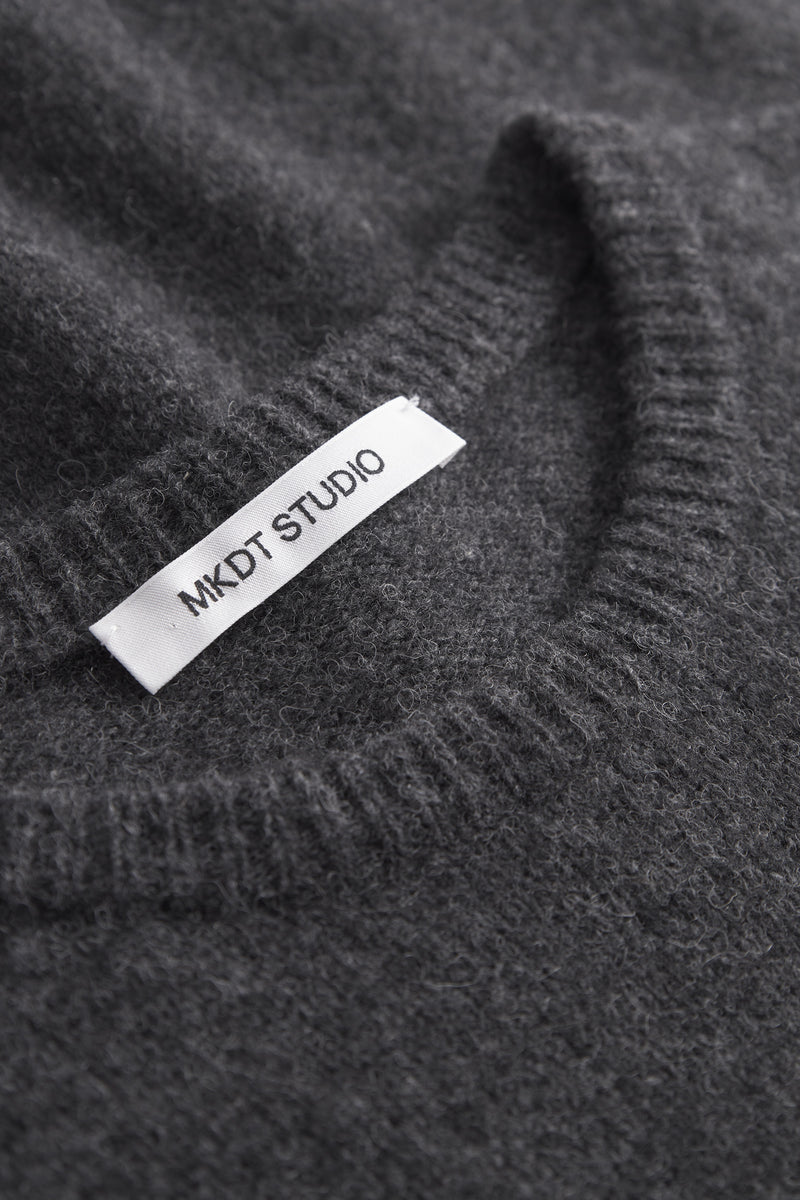 MKDT Studio Kally Yak Sweater DARK GREY MELANGE