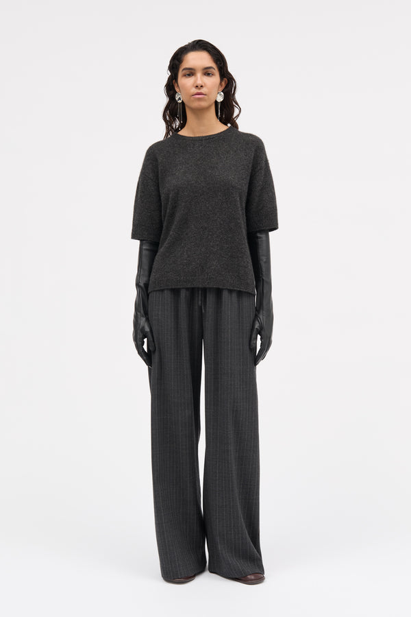 MKDT Studio Kally Yak Sweater DARK GREY MELANGE