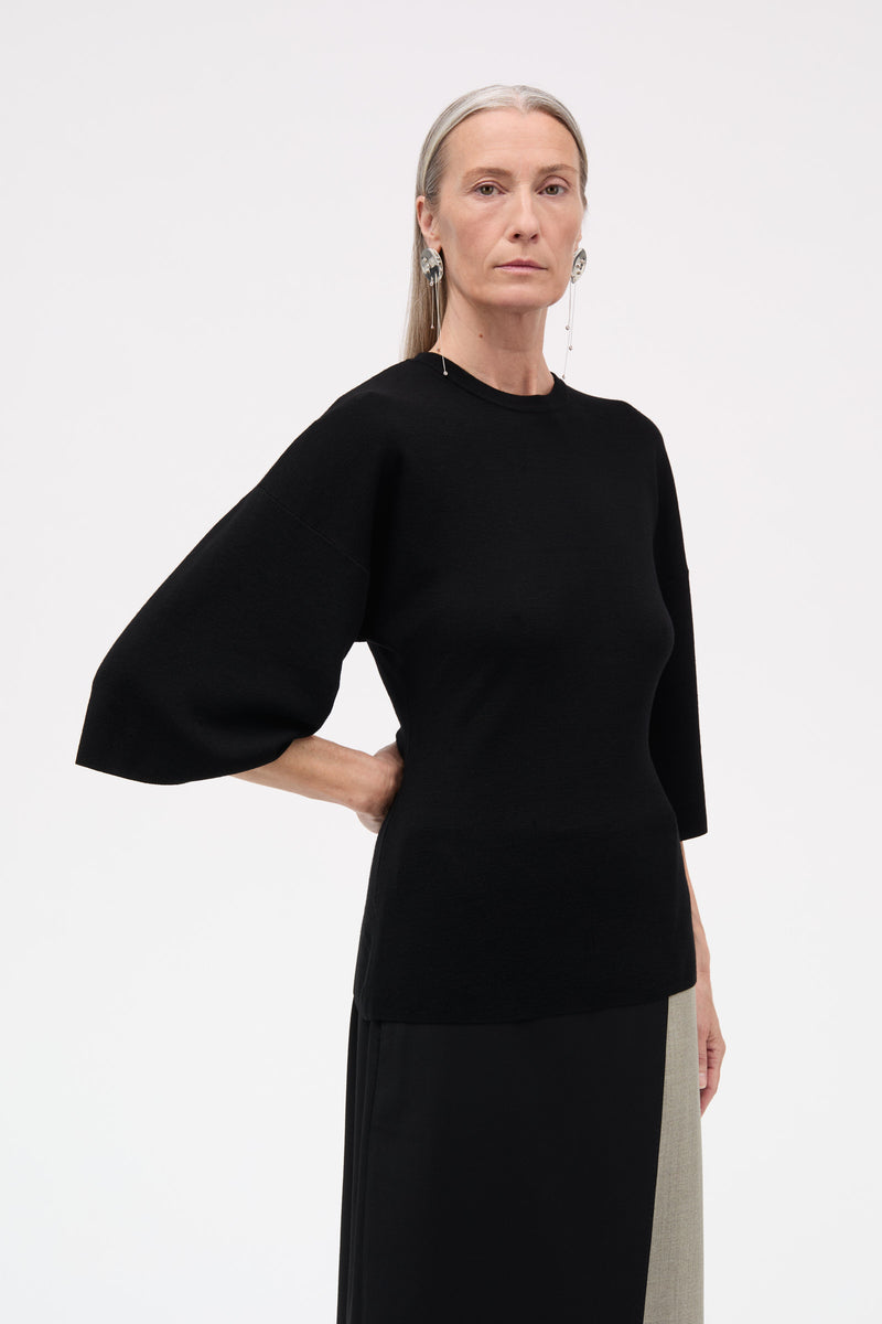 MKDT Studio Kama Merino Sweater BLACK