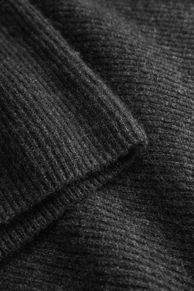 Mark Kenly Domino Tan Kamala Cashmere T-Shirts CHARCOAL