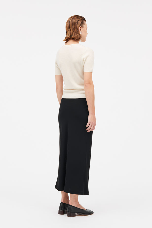 Mark Kenly Domino Tan Kami Cashmere Sweater IVORY