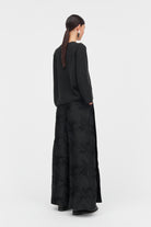 Mark Kenly Domino Tan Karin Cashmere Sweater CHARCOAL