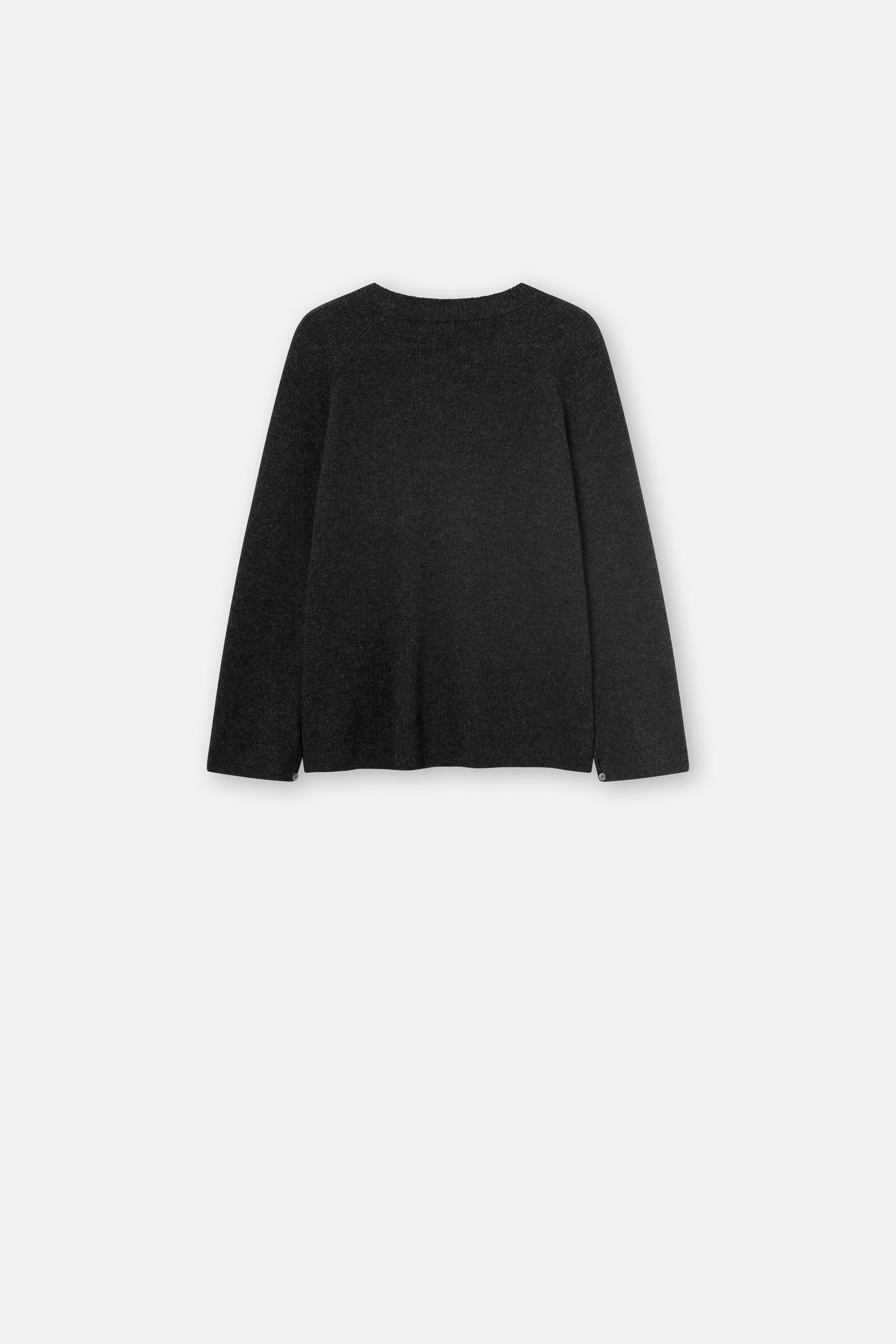 Mark Kenly Domino Tan Karin Cashmere Sweater CHARCOAL
