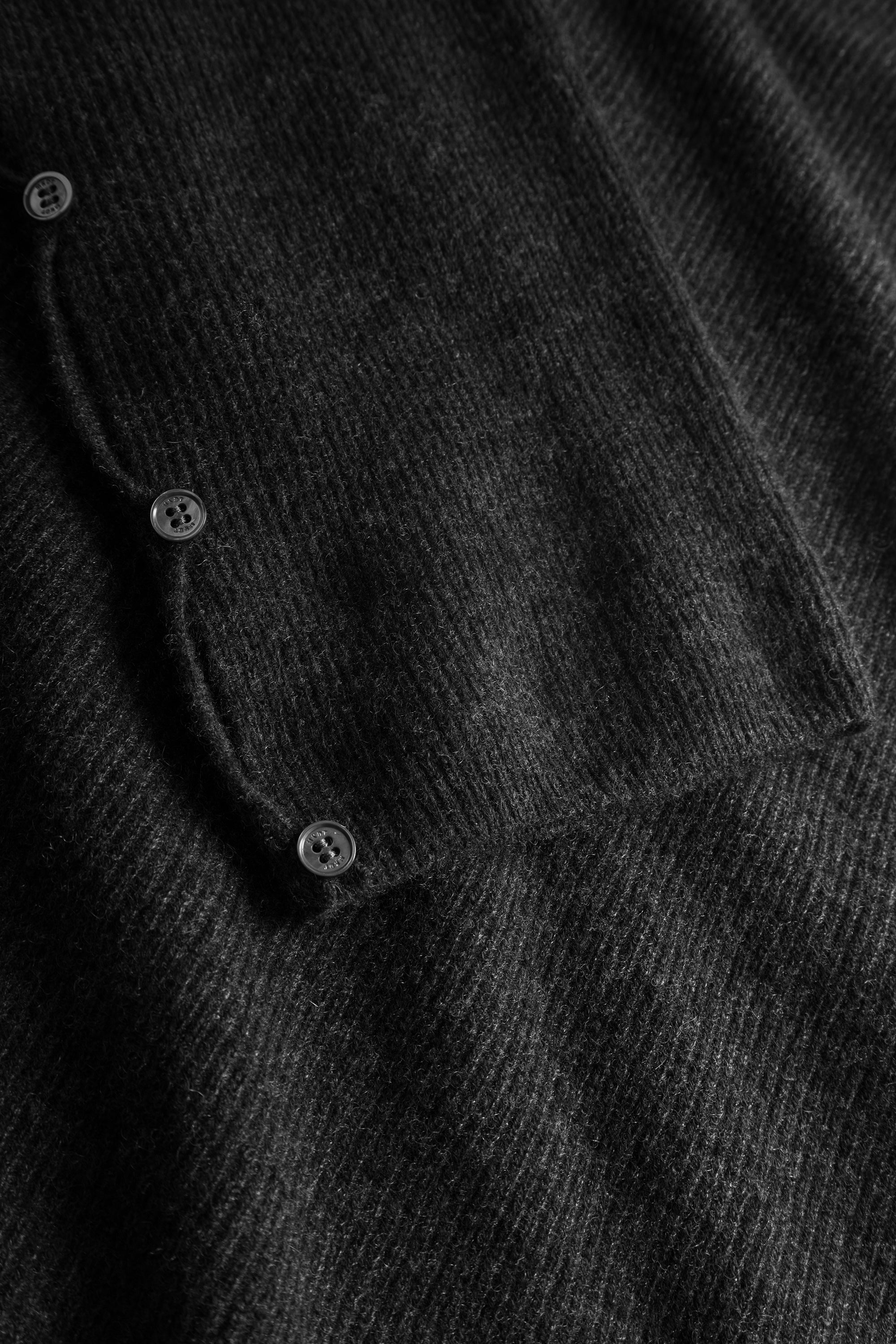 Mark Kenly Domino Tan Karin Cashmere Sweater CHARCOAL
