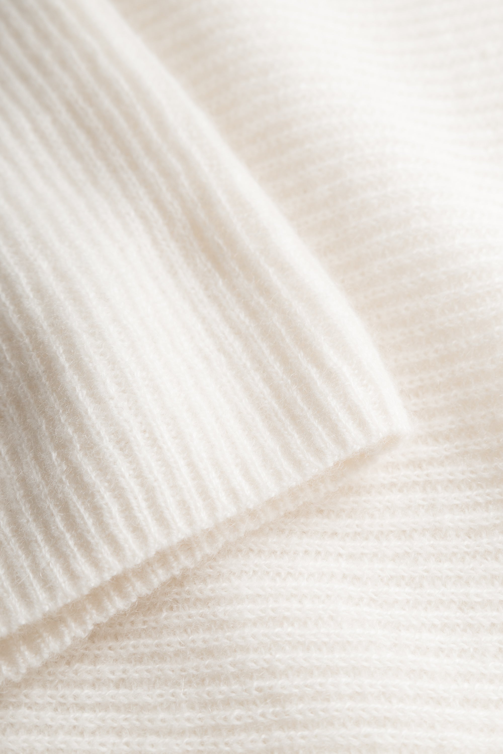 Mark Kenly Domino Tan Karin Cashmere Sweater IVORY