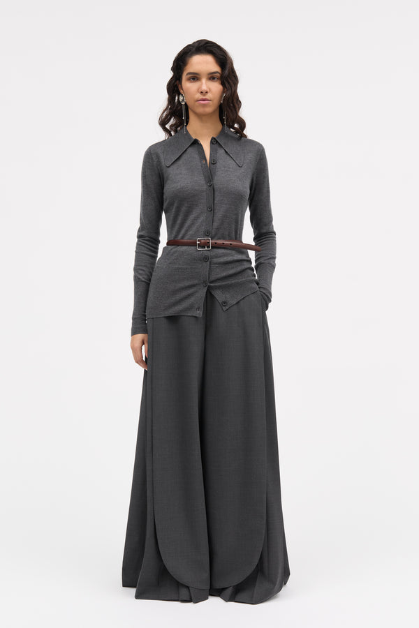 MKDT Studio Kassy Merino Sweater MEDIUM GREY MELANGE
