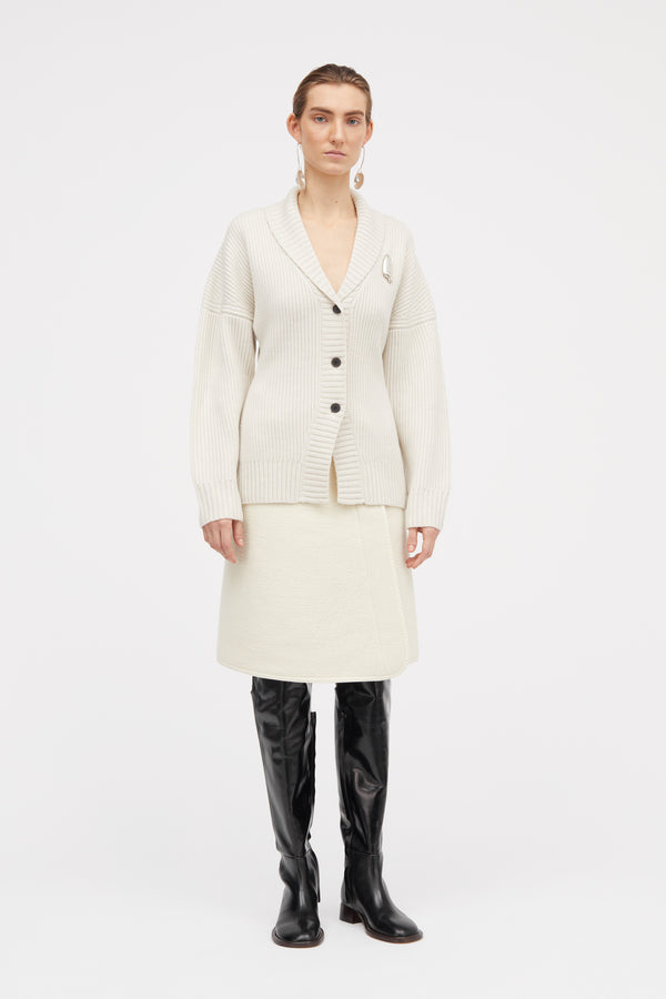 MKDT Studio Katsu Merino Sweater LIGHT IVORY