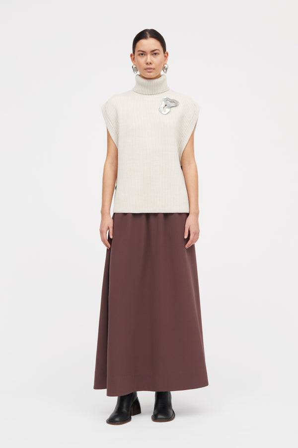 MKDT Studio Kehlani Merino Sweater LIGHT IVORY