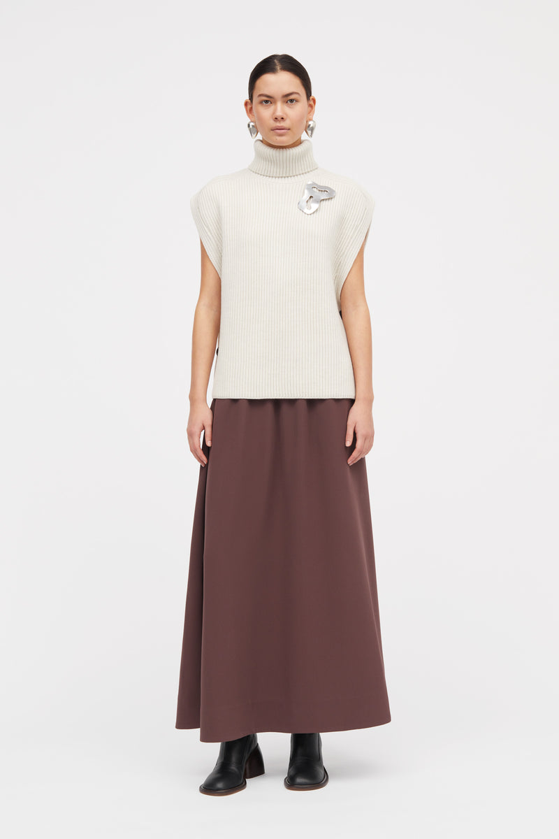 MKDT Studio Kehlani Merino Sweater LIGHT IVORY