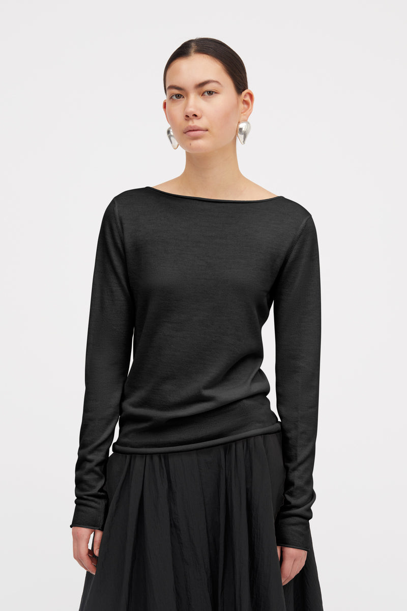 MKDT Studio Koba Cashmere Sweater CHARCOAL