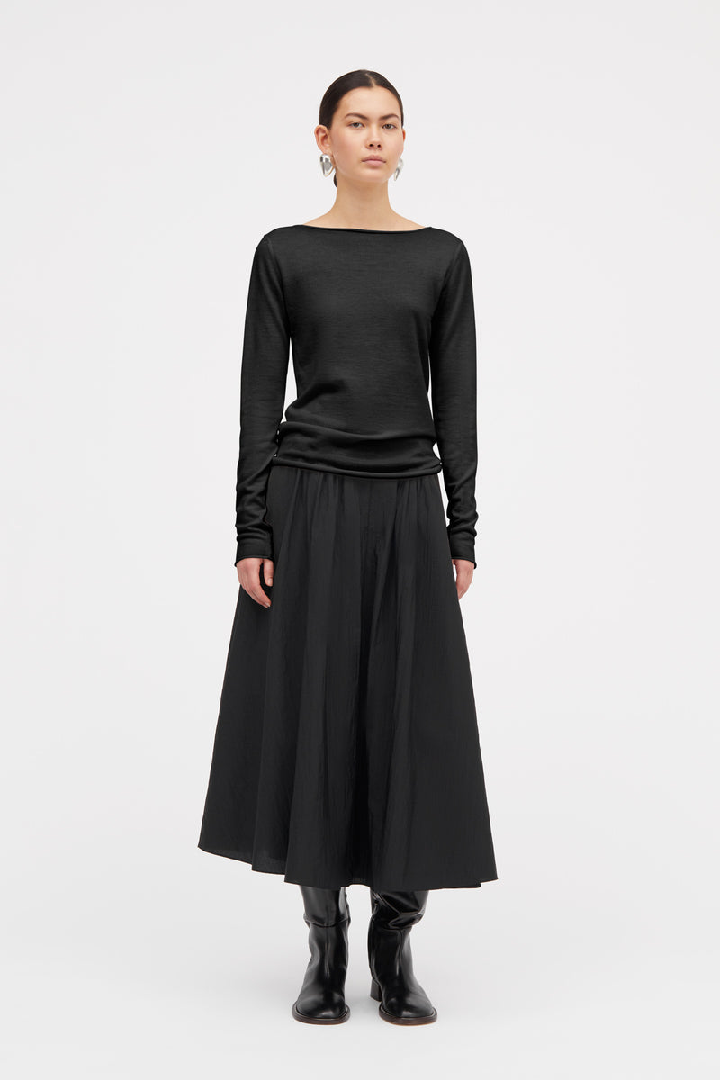 MKDT Studio Koba Cashmere Sweater CHARCOAL