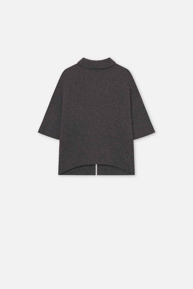 MKDT Studio Kolly Yak Sweater DARK GREY MELANGE