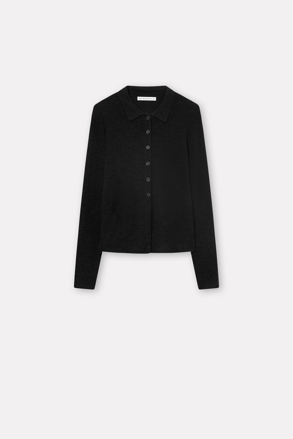 Mark Kenly Domino Tan Korine Merino Sweater BLACK