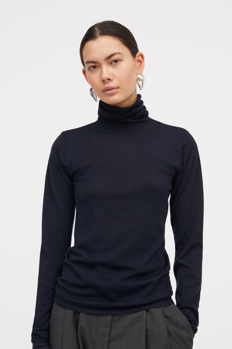 MKDT Studio Korinella Merino Sweater DARK NAVY