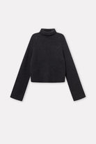 Mark Kenly Domino Tan Kornelle Chunky Merino Sweater DARK GREY