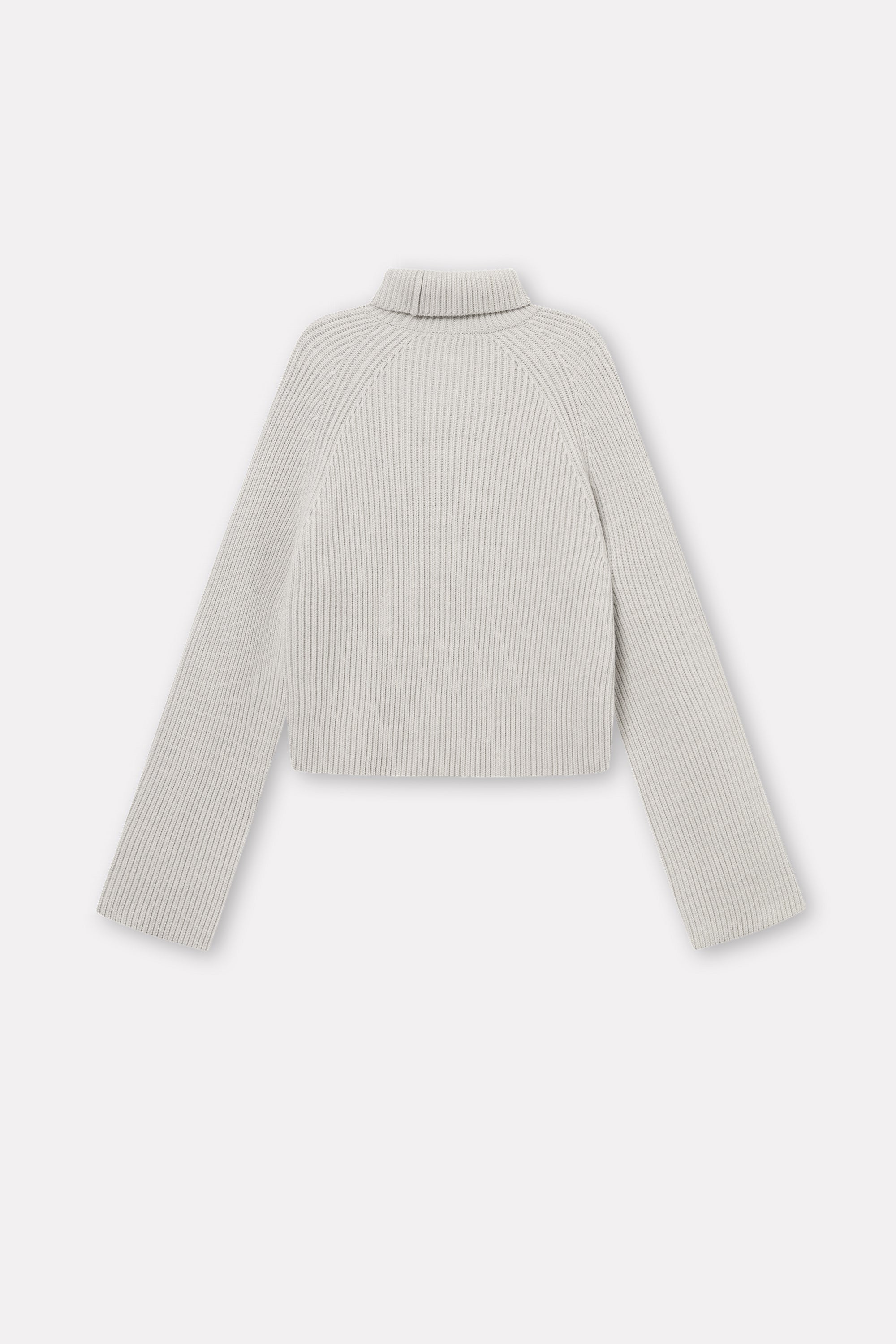 MKDT Studio Kornelle Medium Chunky Merino Sweater LIGHT GREY MELANGE