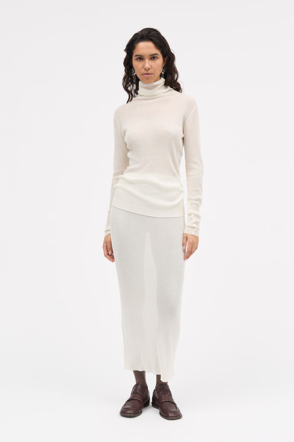 MKDT Studio Kossy Tech Light Knit Sweater IVORY