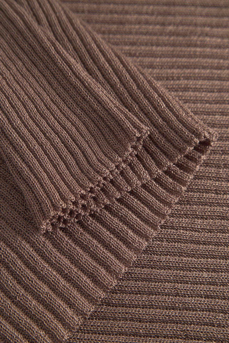 MKDT Studio Kossy Tech Light Knit Sweater TAUPE
