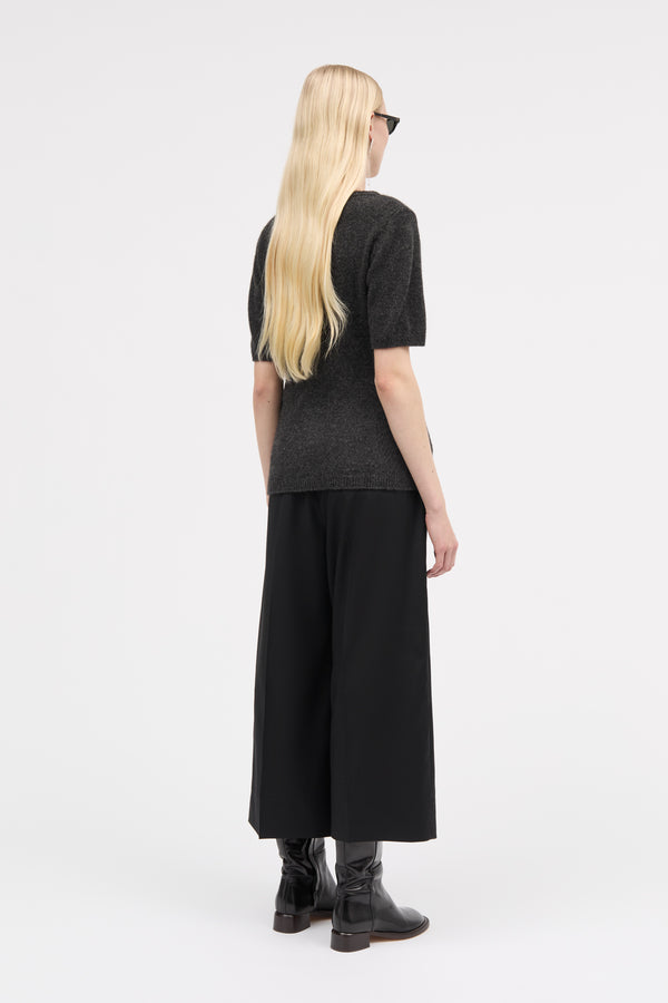 MKDT Studio Kova Yak Sweater DARK GREY MELANGE
