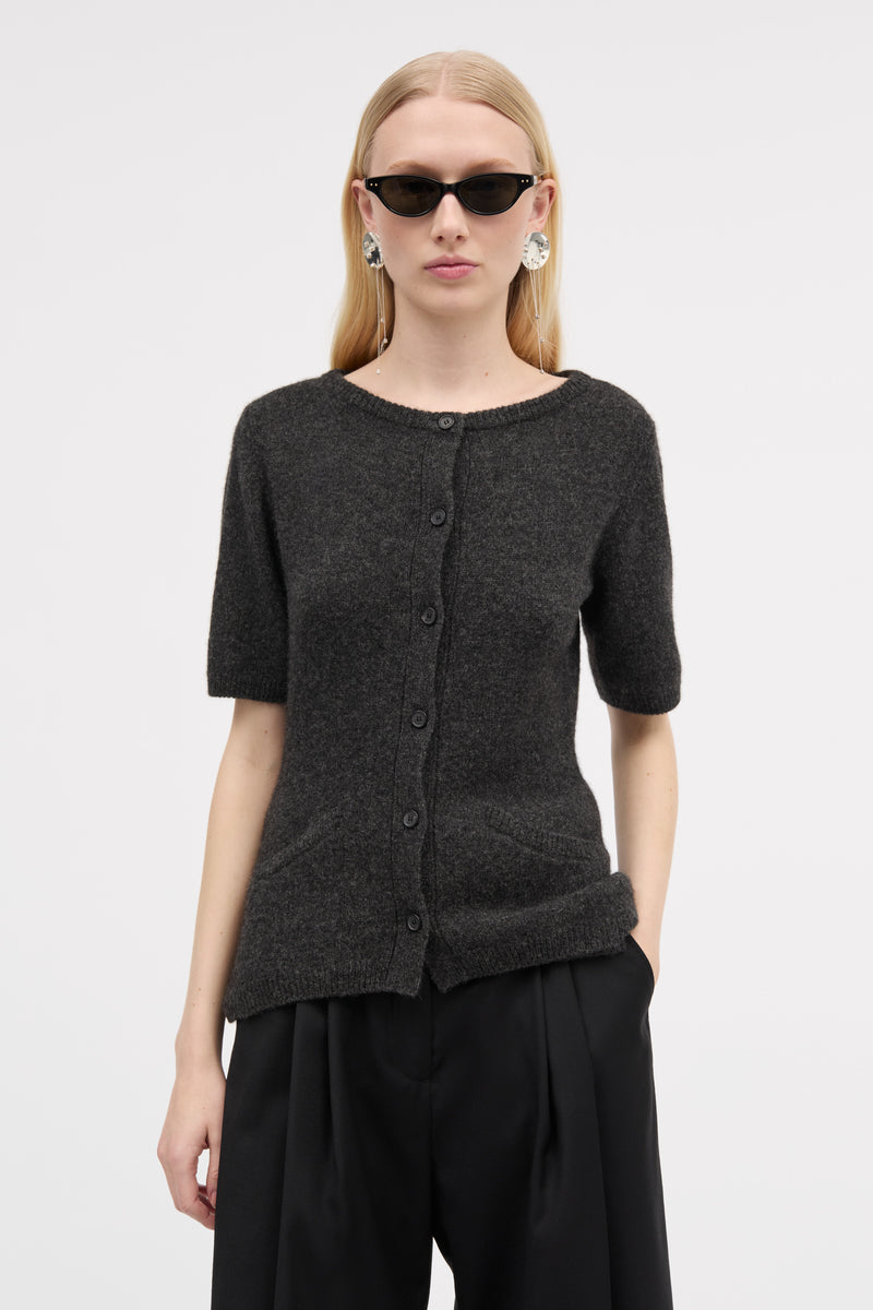 MKDT Studio Kova Yak Sweater DARK GREY MELANGE