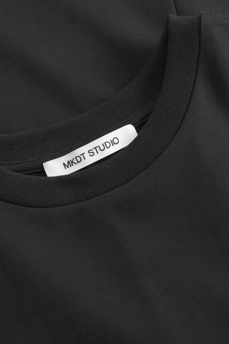 Mark Kenly Domino Tan Laara Heavy Cotton Jersey Dresses BLACK