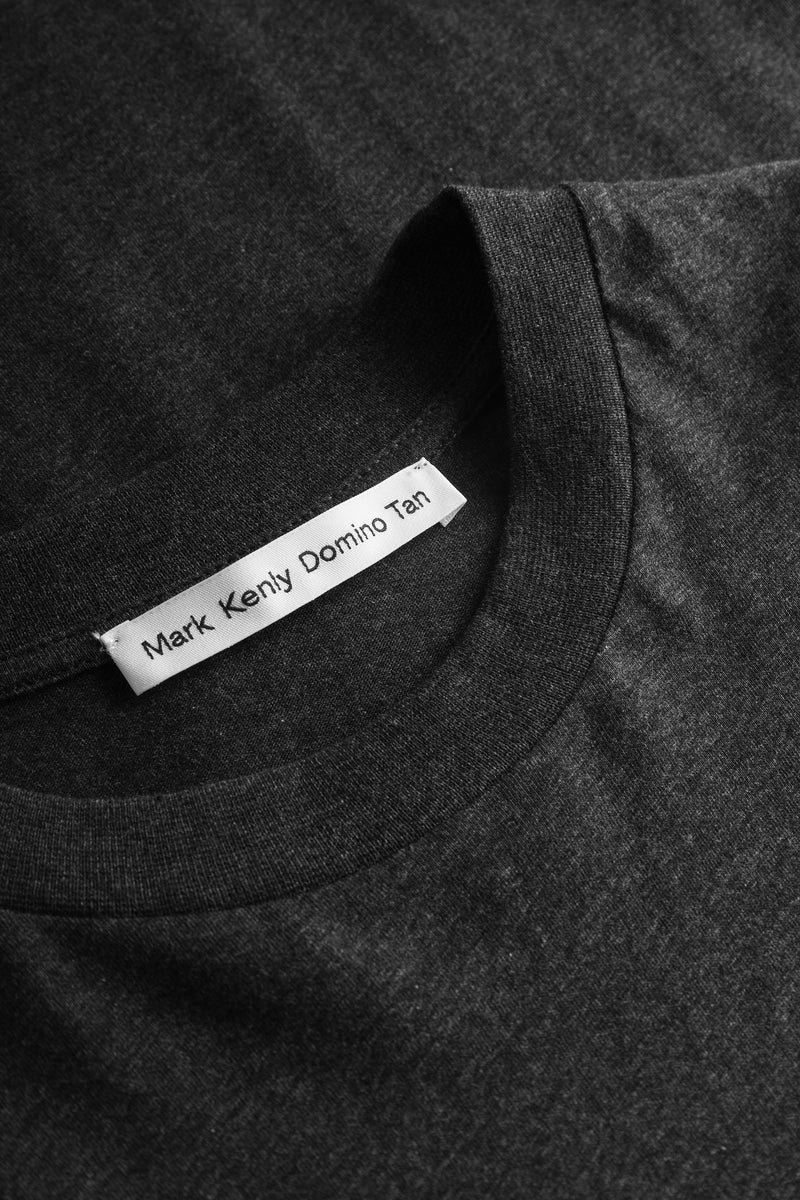 Mark Kenly Domino Tan Laia Cotton Jersey T-Shirts DARK GREY MELANGE