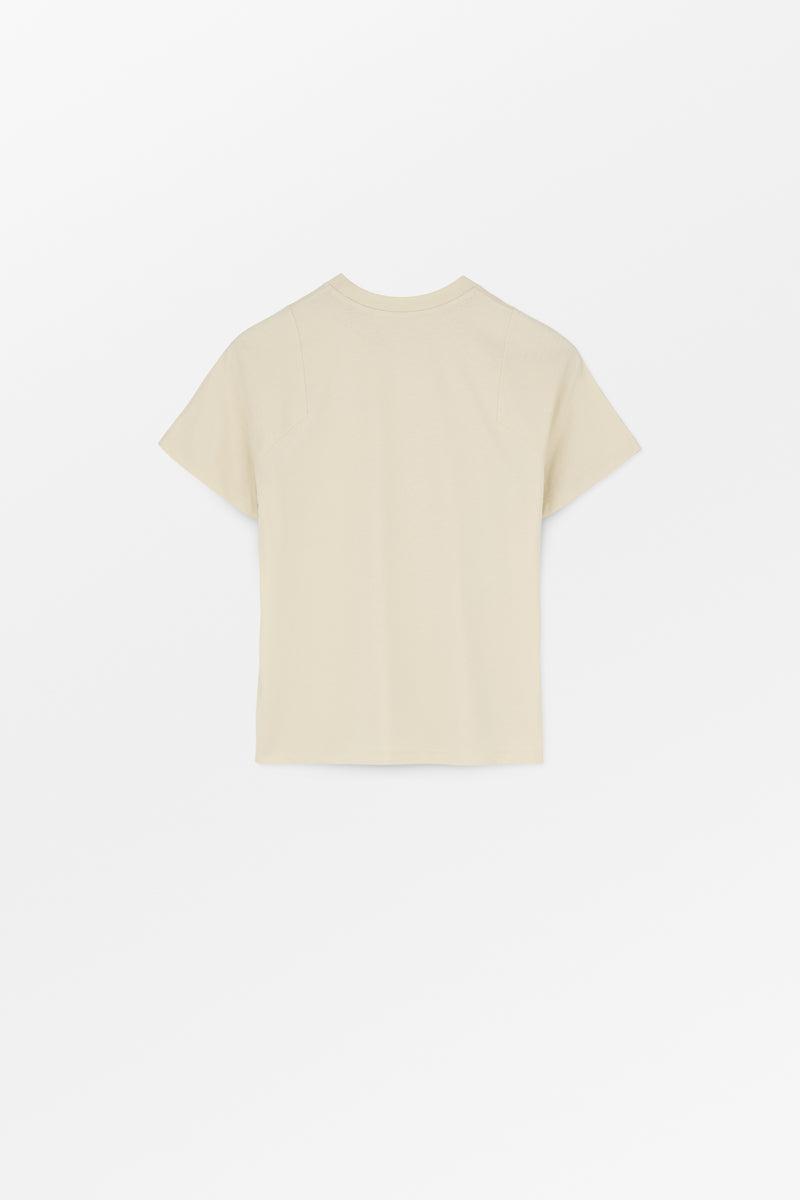 Mark Kenly Domino Tan Laia Cotton Jersey T-Shirts CREAM