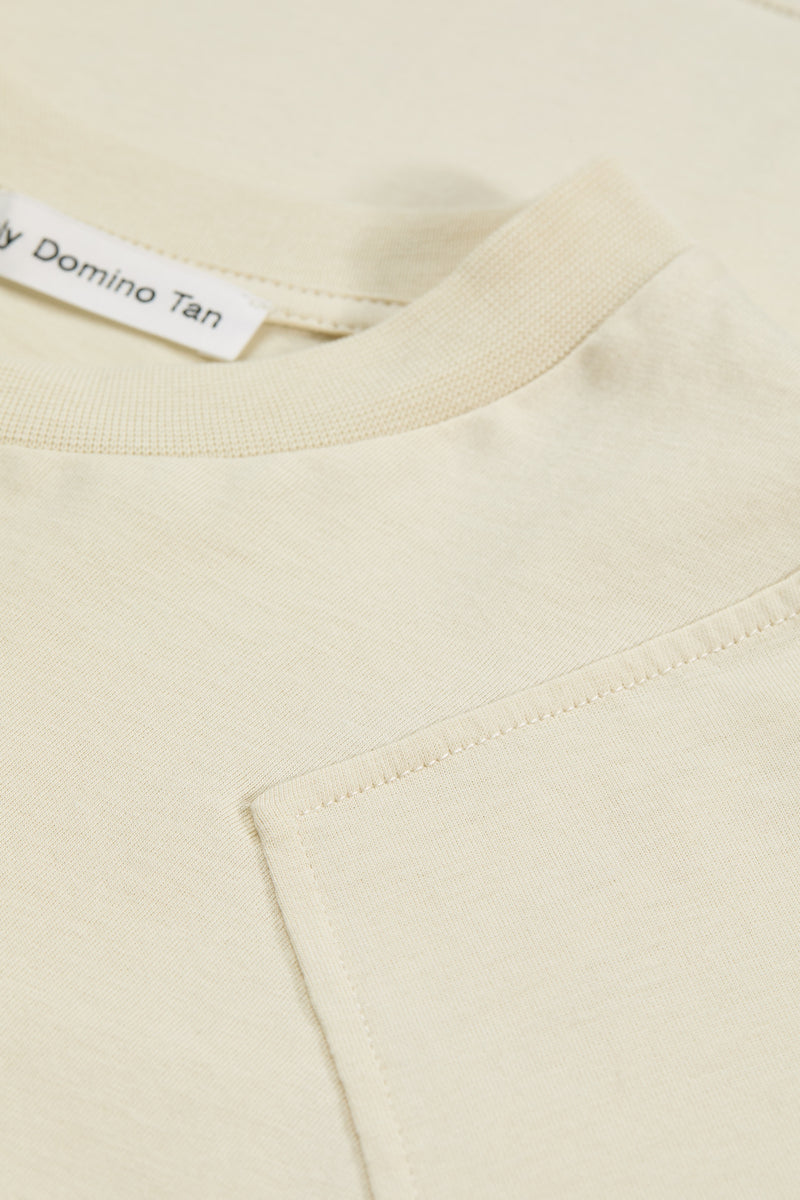 Mark Kenly Domino Tan Laia Cotton Jersey T-Shirts CREAM