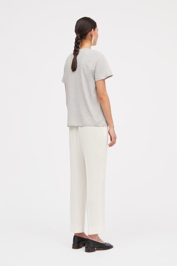 Mark Kenly Domino Tan Laia Cotton Jersey T-Shirts GREY MELANGE