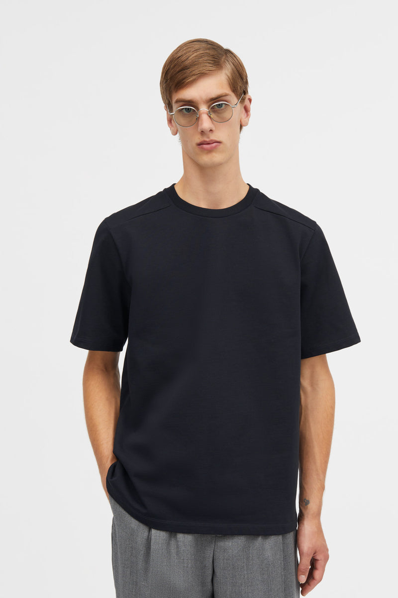 Mark Kenly Domino Tan Leo Heavy Cotton Jersey T-Shirts MIDNIGHT BLUE