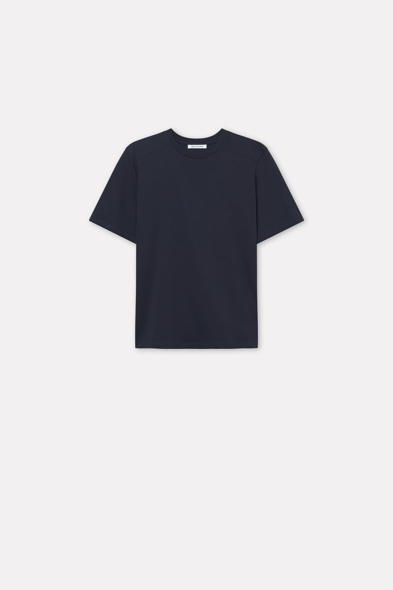 Mark Kenly Domino Tan Leo Heavy Cotton Jersey T-Shirts MIDNIGHT BLUE