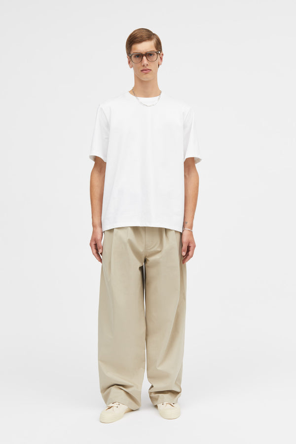Mark Kenly Domino Tan Leo Heavy Cotton Jersey T-Shirts WHITE