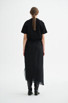 MKDT Studio NIRI SILK ORGANZA Skirts BLACK QUARTZ