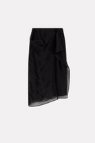 MKDT Studio NIRI SILK ORGANZA Skirts BLACK QUARTZ