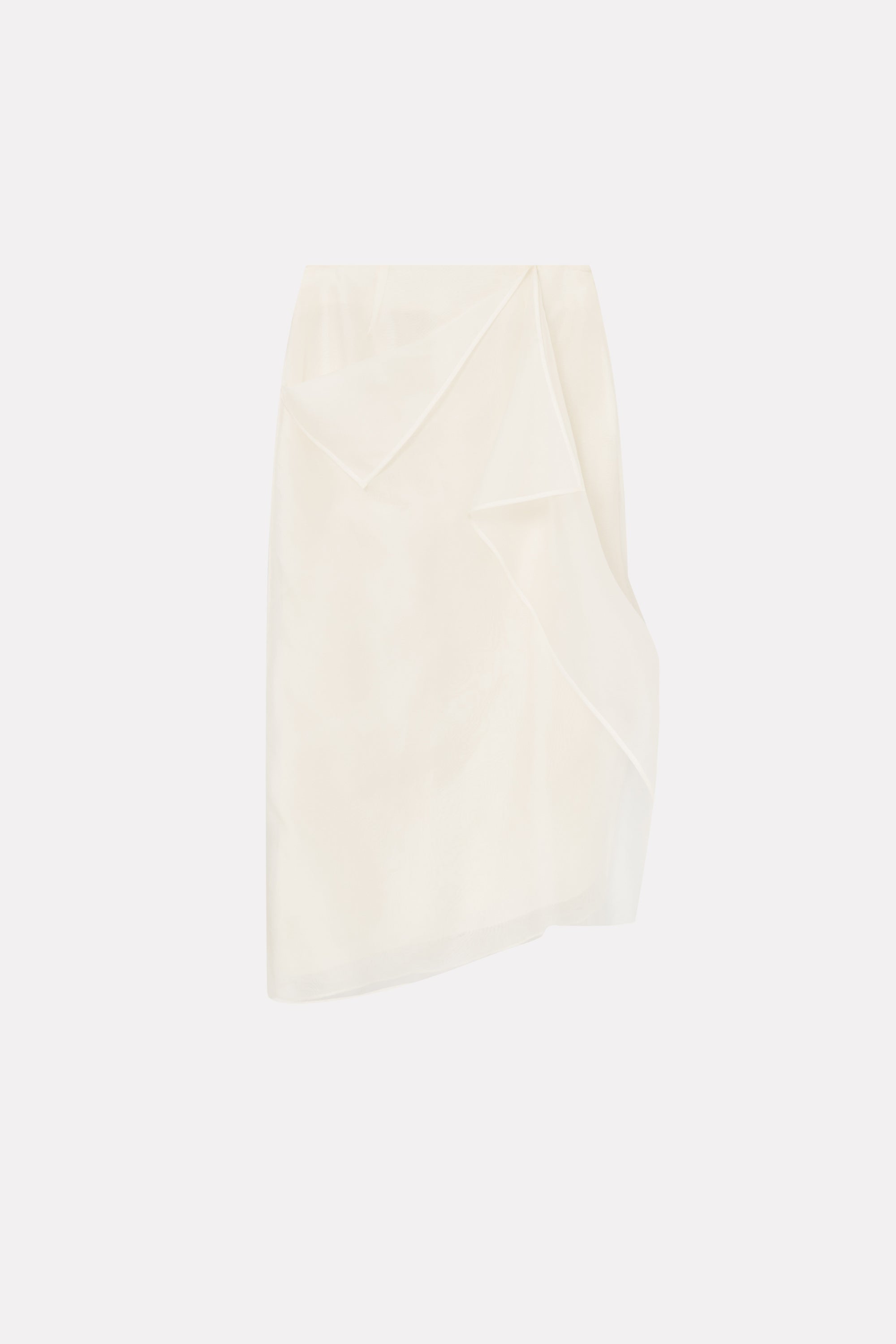 MKDT Studio NIRI SILK ORGANZA Skirts IVORY QUARTZ