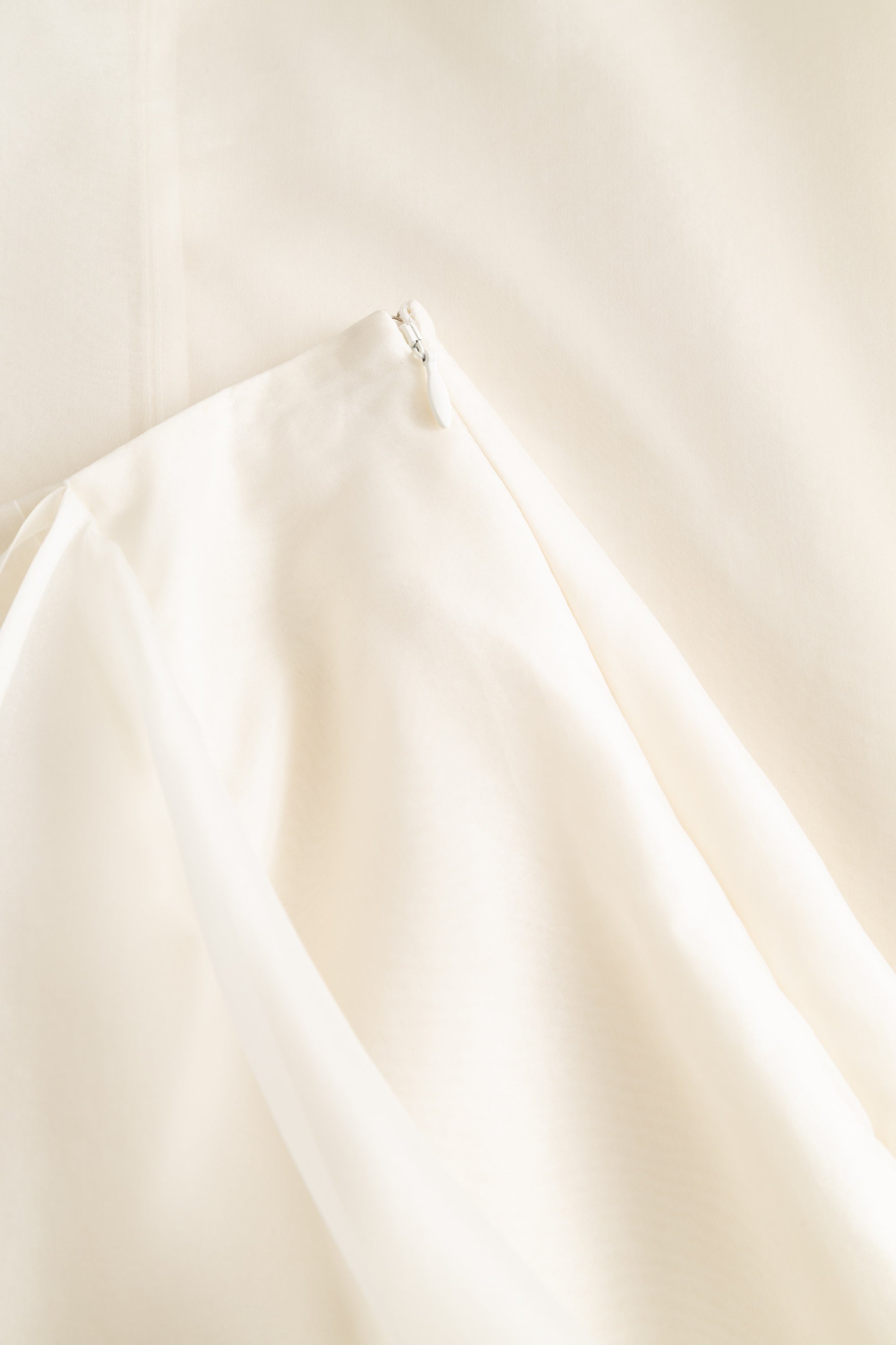 MKDT Studio NIRI SILK ORGANZA Skirts IVORY QUARTZ