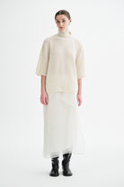 MKDT Studio NIRI SILK ORGANZA Skirts IVORY QUARTZ