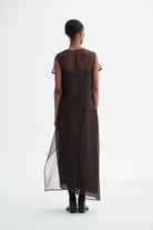 MKDT Studio NIRI SILK ORGANZA SKIRT Skirts FIG
